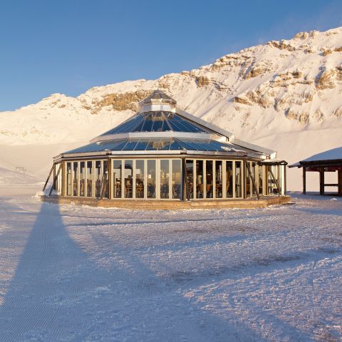 Restaurant „Gletschergarten“ auf der Zugspitze