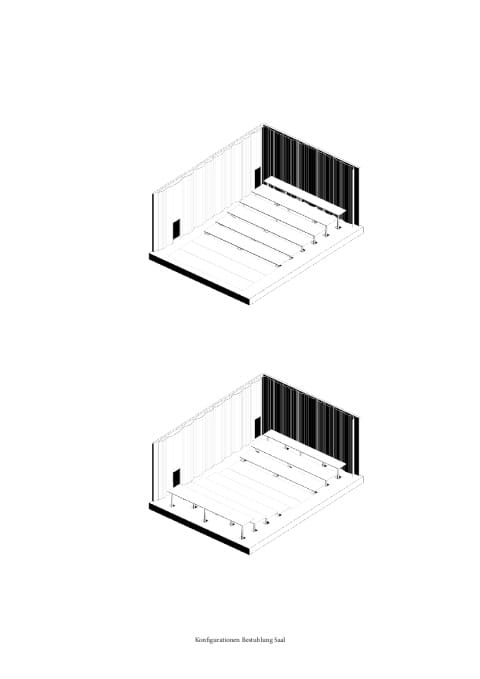 Saal Konfigurationen