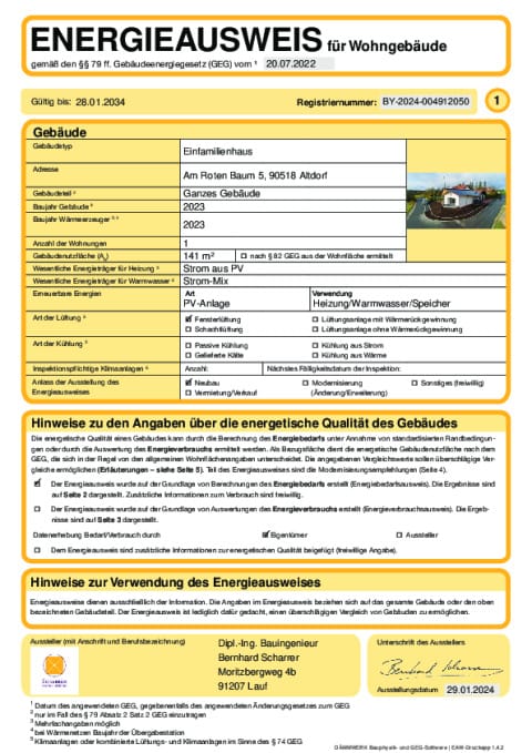 Energieausweis