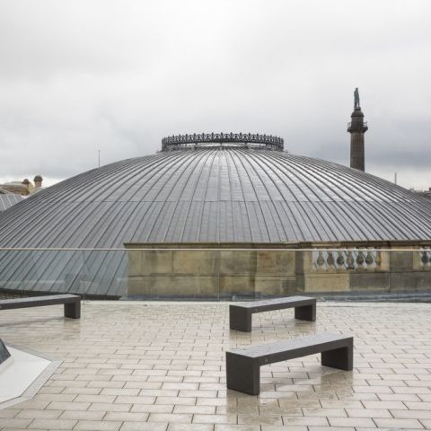 Renovierung der Kuppel der Zentralbibliothek, Liverpool (Großbritannien)