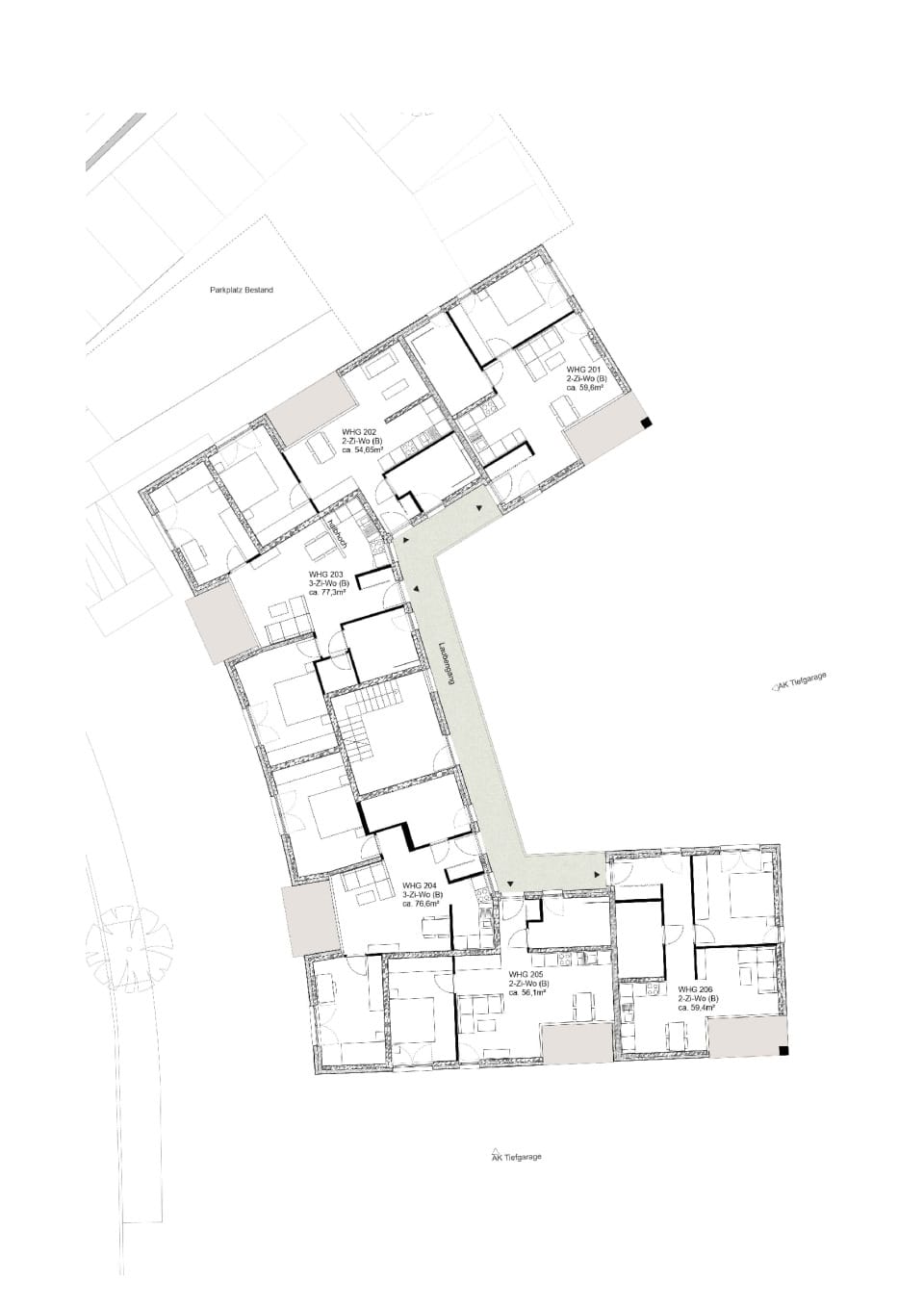 Grundriss 2. Obergeschoss