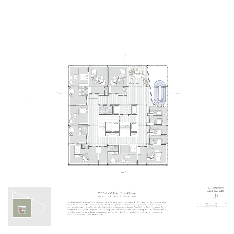 Hotelebene 12. Obergeschoss