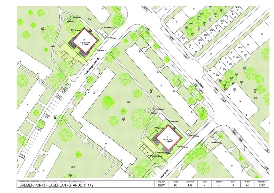 Lageplan Bremer Punkt 1+2