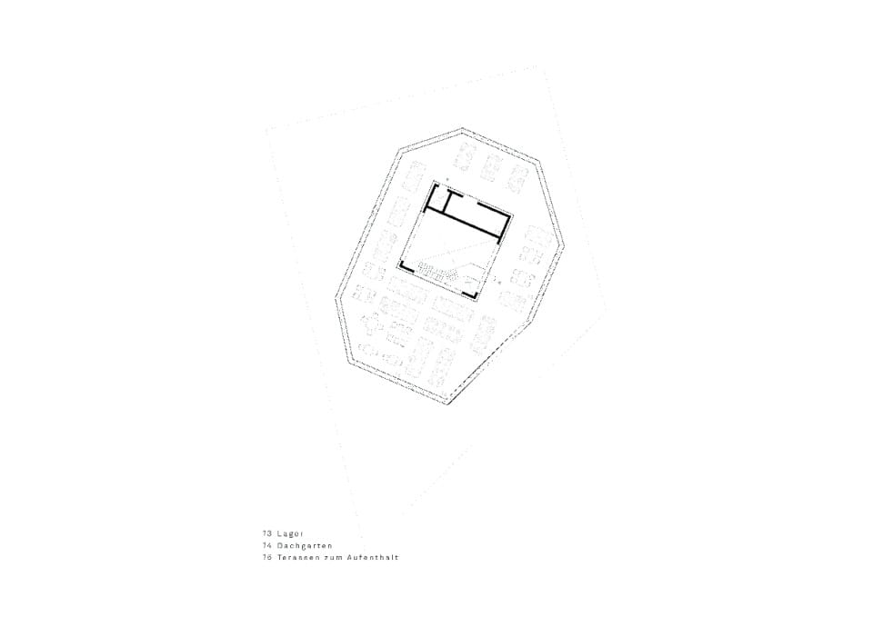 8. Obergeschoss - Grundriss