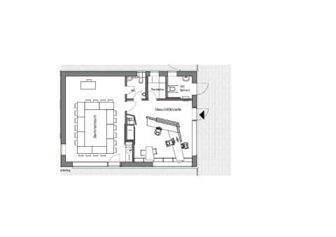 Grundriss Geschäftsstelle