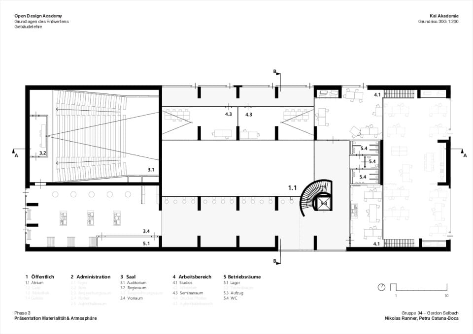 Kai Akademie - 3OG 1:200