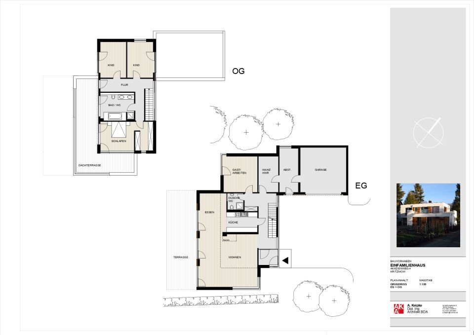 Grundriss EG + OG