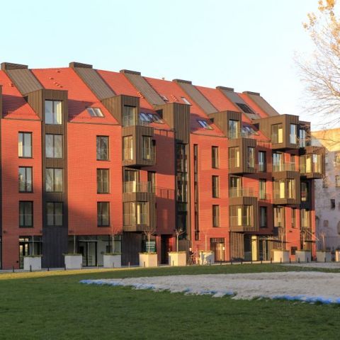 Wohnhaus auf Wyspa Piasek
