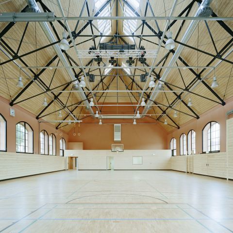 Turn- und Versammlungshalle Hallschlag Römerkastell Stuttgart Bad Cannstatt