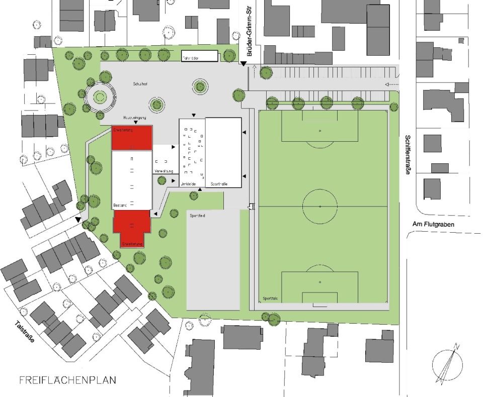 Freiflächenplan