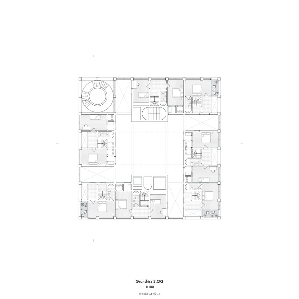 WERKSGEFÜGE - 3. Obergeschoss - Duplex