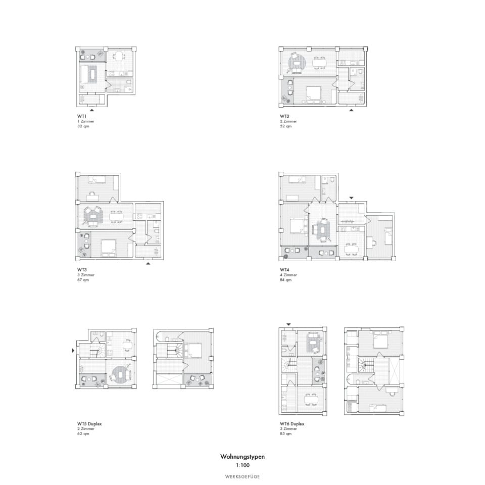 WERKSGEFÜGE - Wohnungstypen