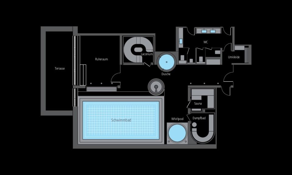Grundriss Wellness