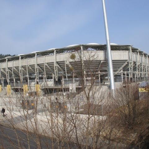 Fußballstadion Gdynia bei Danzig