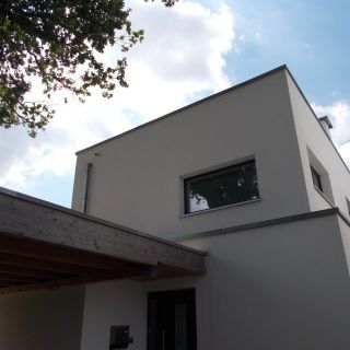 Passivhaus im Bauhausstil