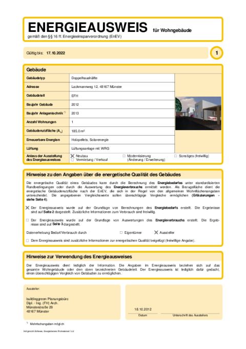 Energieausweis