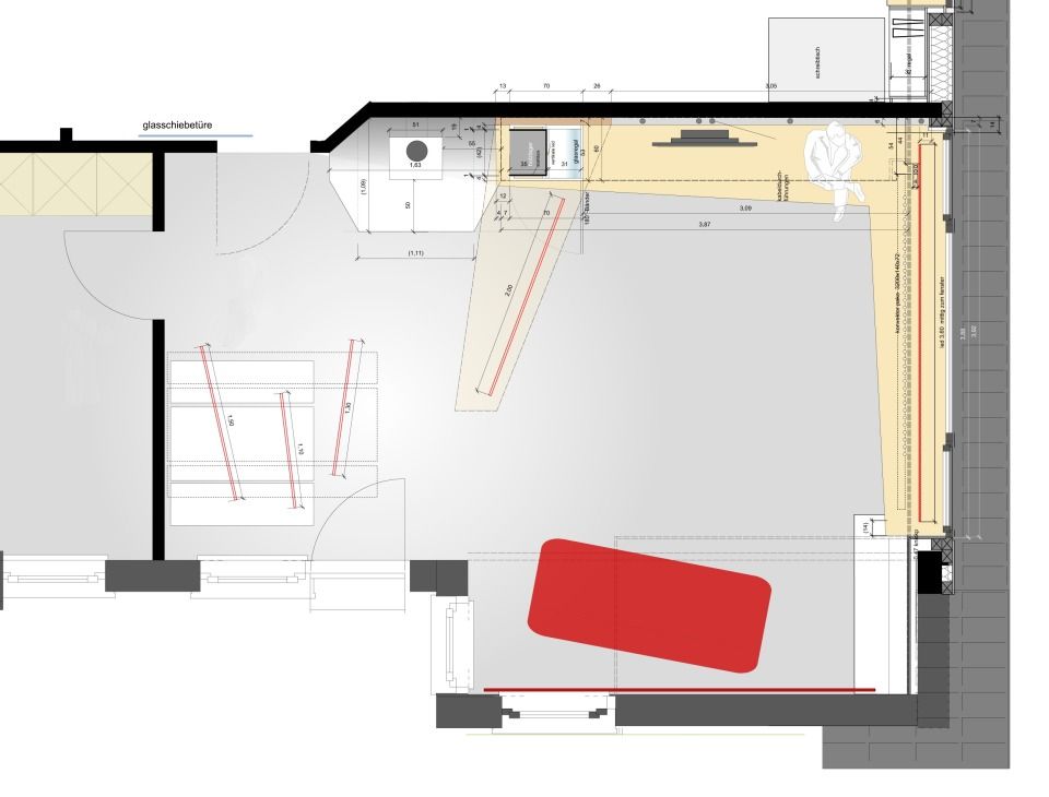 Grundriss Wohnbereich