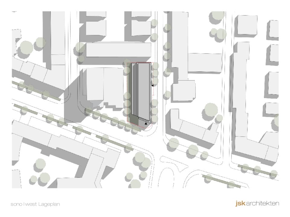 sono I west, Lageplan