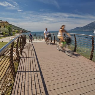 25 Brücken Gardasee-Uferpromenade zwischen Brenzone und Malcesine (Italien)