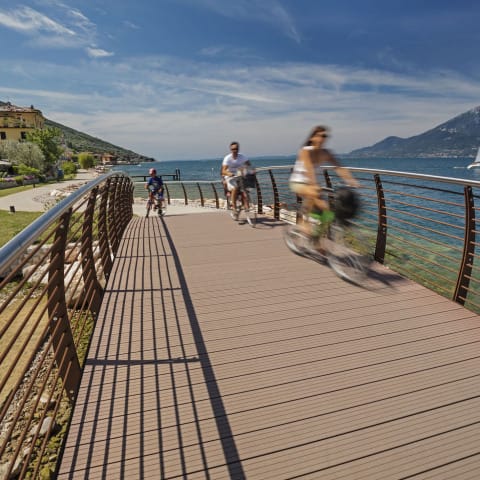 25 Brücken Gardasee-Uferpromenade zwischen Brenzone und Malcesine (Italien)