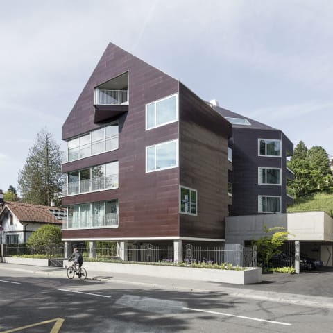 Solaris Zürich -  Mehrfamilienhaus mit Photovoltaik- Fassade
