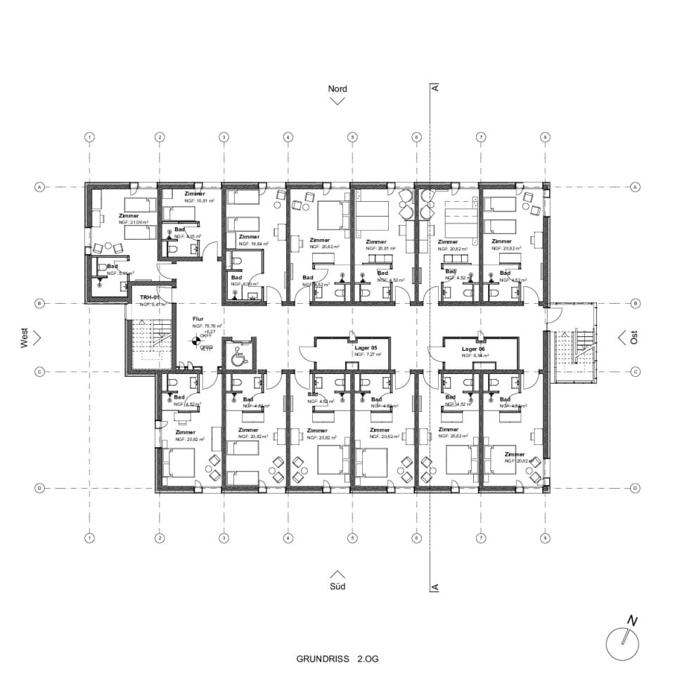 Grundriss 2.OG | Zimmer