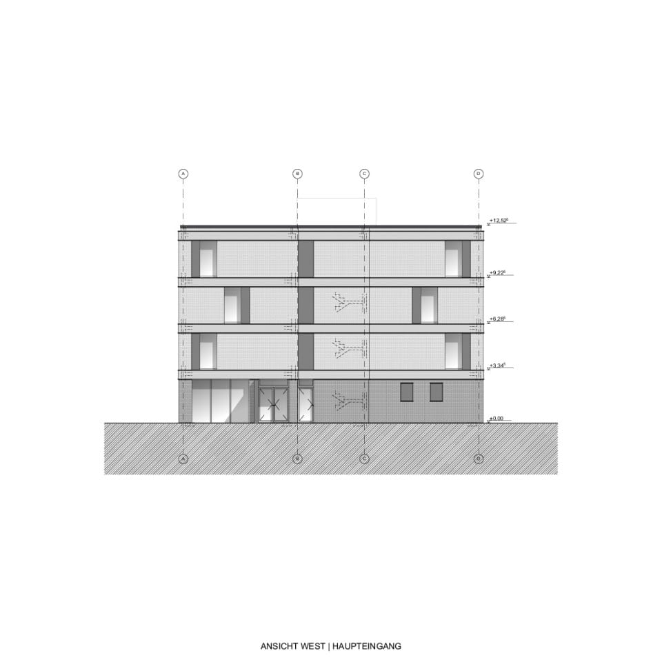 Ansicht West | Haupteingang