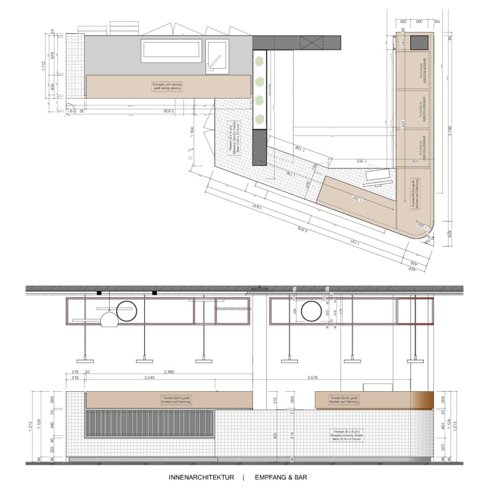 Innenarchitektur | Empfang & Bar