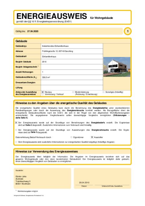 Energieausweis