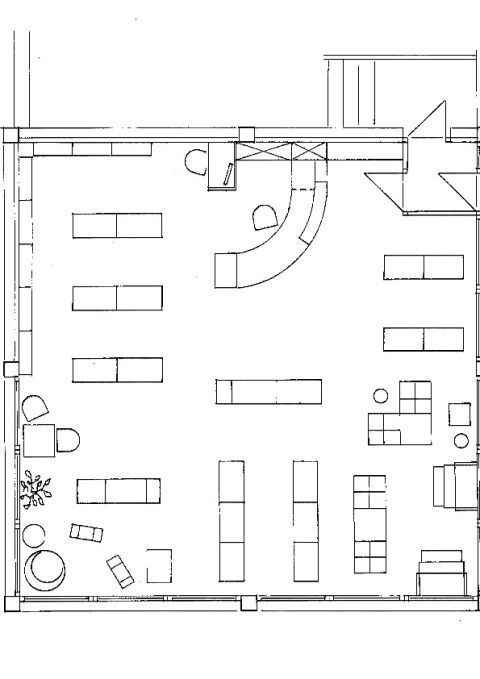 Ortsbücherei Gingen/Fils Grundriss