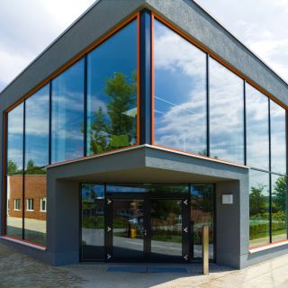 Polysax Bildungszentrum mit Passivhauscharakter