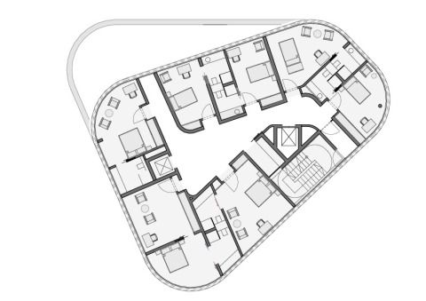 Grundriss 2.-6. OG