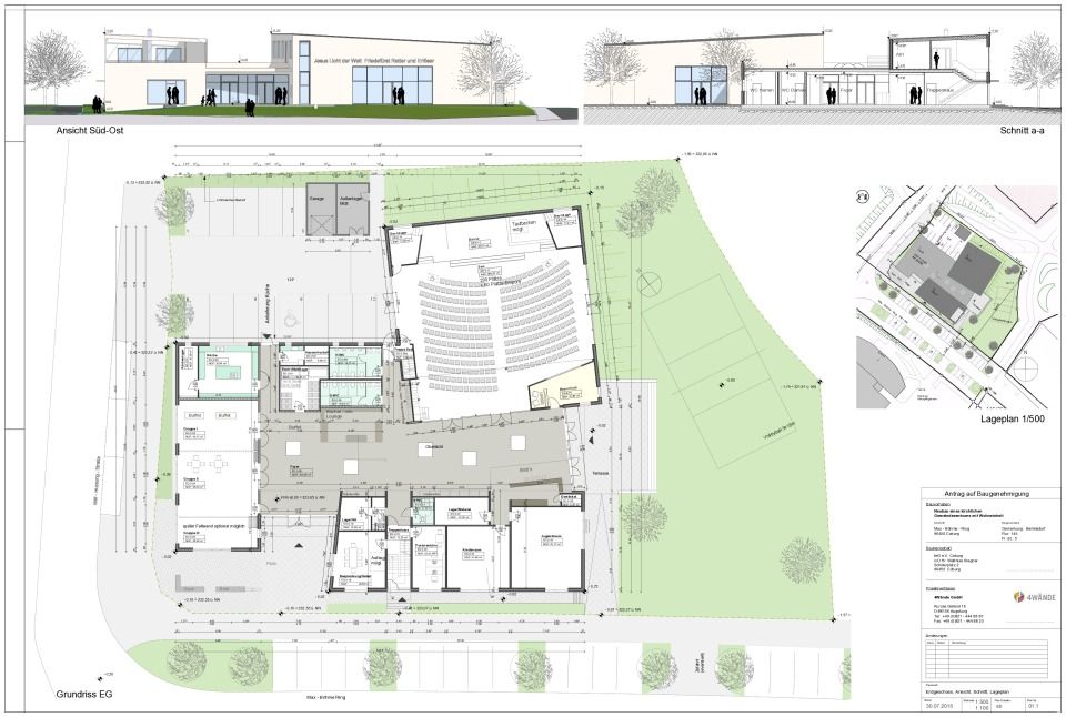 Neubau Grundriss Erdgeschoss
