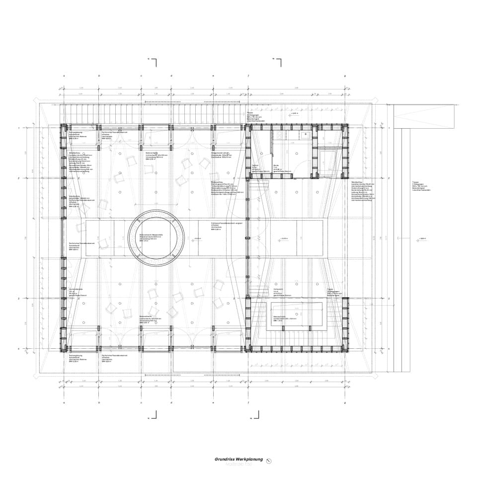 Wasserhaus Werkplanung
