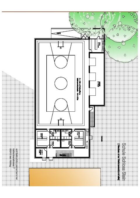 Grundriss Hallengeschoss