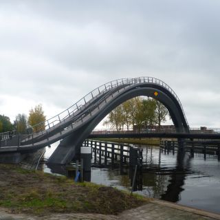 Melkweg-Brücke in Purmerend / Holland