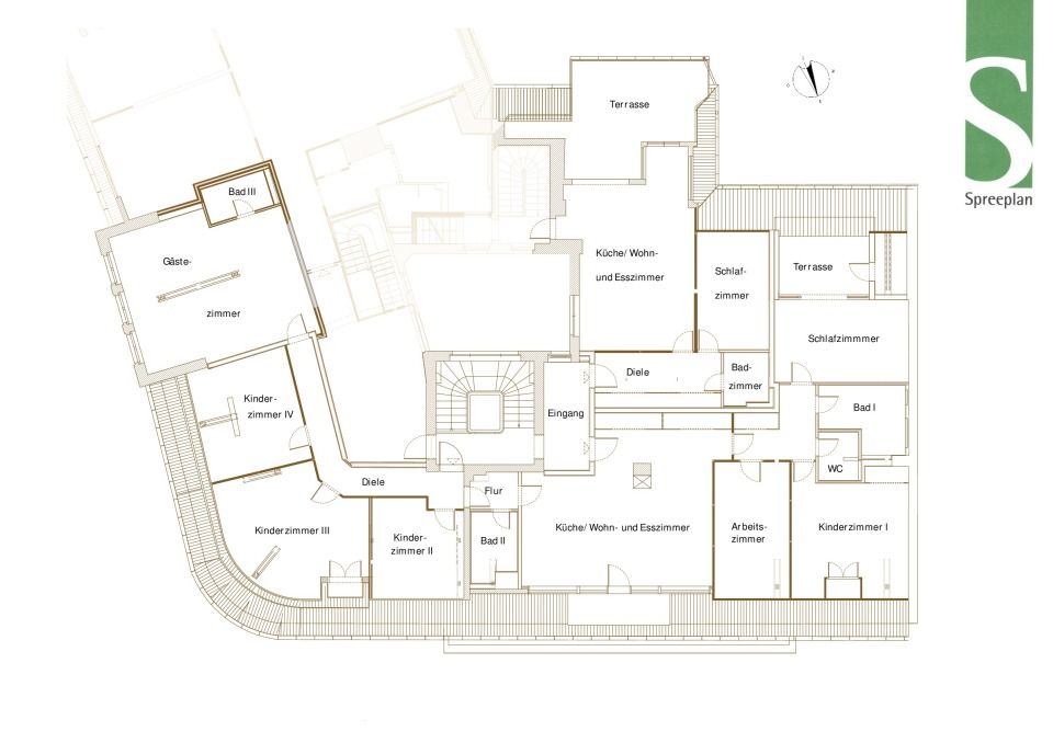 Grundriss 5.OG Reichstraße 108