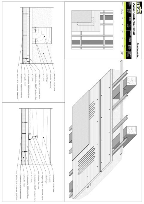 Deckenaufbau mit Naturbaustoffen