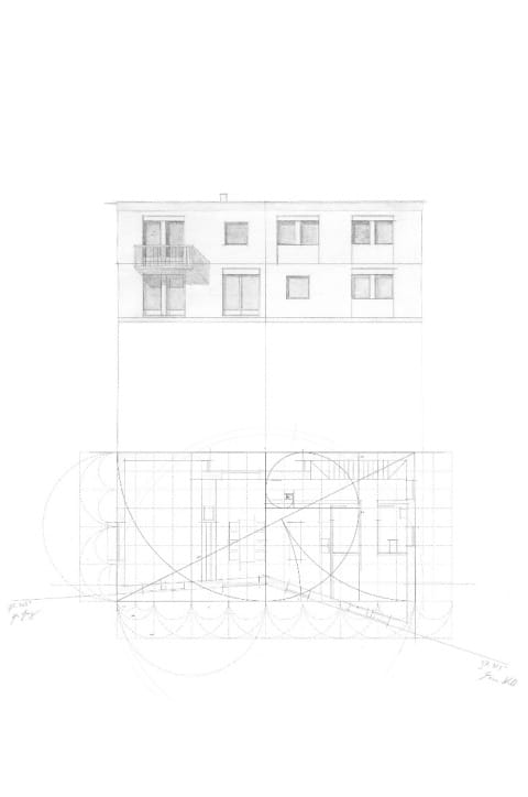 Handzeichnung Proportionen, Michael Aurel Pichler