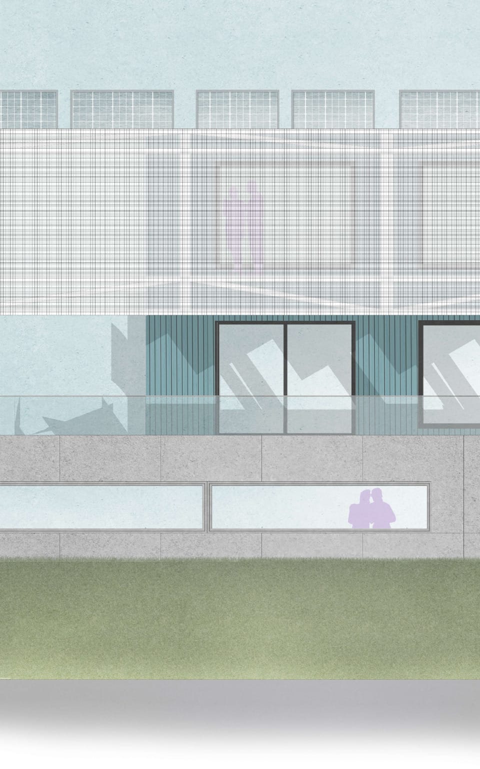 Detailansicht Fassade M 1:20