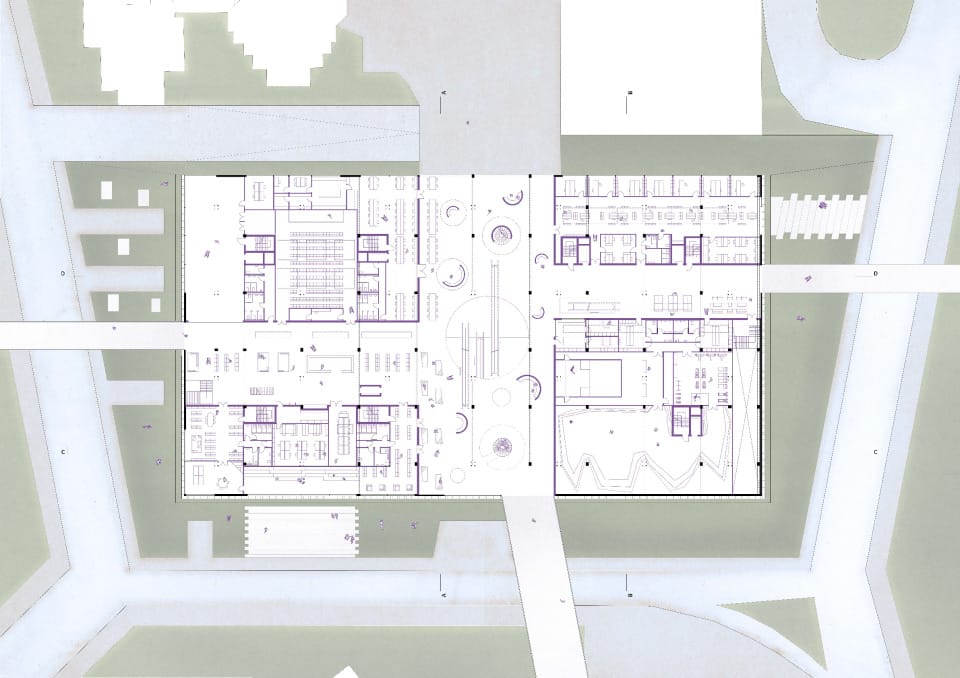 Grundriss 1.OG M 1:200