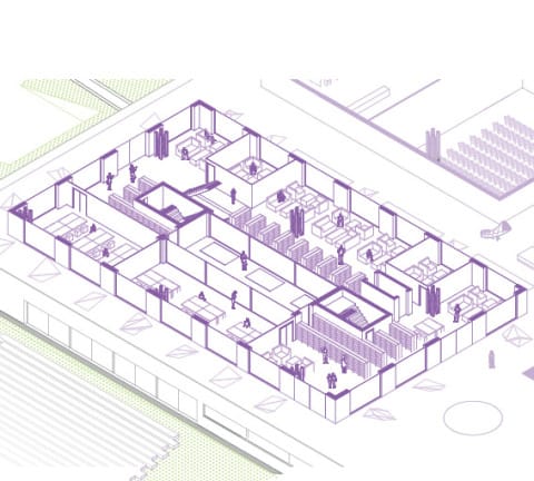 Detailauschnitt 2.OG Mediathek