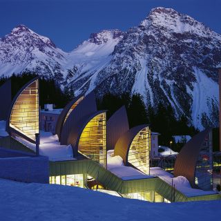 Tschuggen Bergoase by Mario Botta