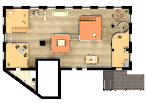 Grundriss Loft Galerieebene