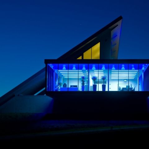 Unternehmensgebäude der leitec Gebäudetechnik GmbH