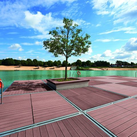 Badeponton, Strandbad Rodgau