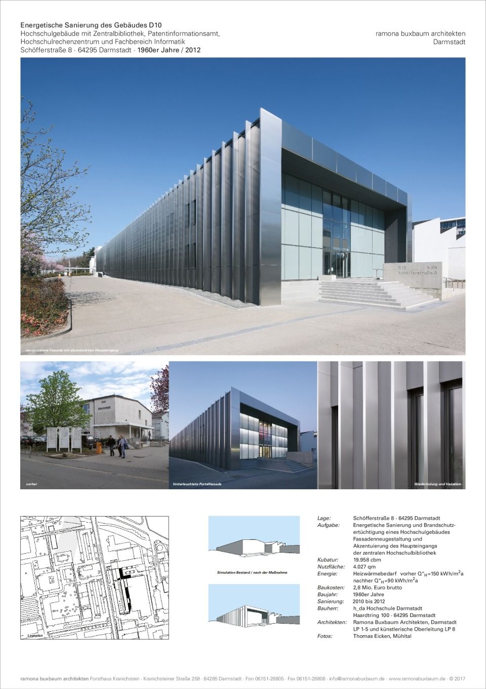Bibliotheksgebäude Lageplan