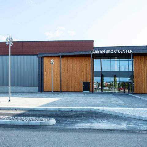 Sporthalle Lärkan in Sala, Schweden