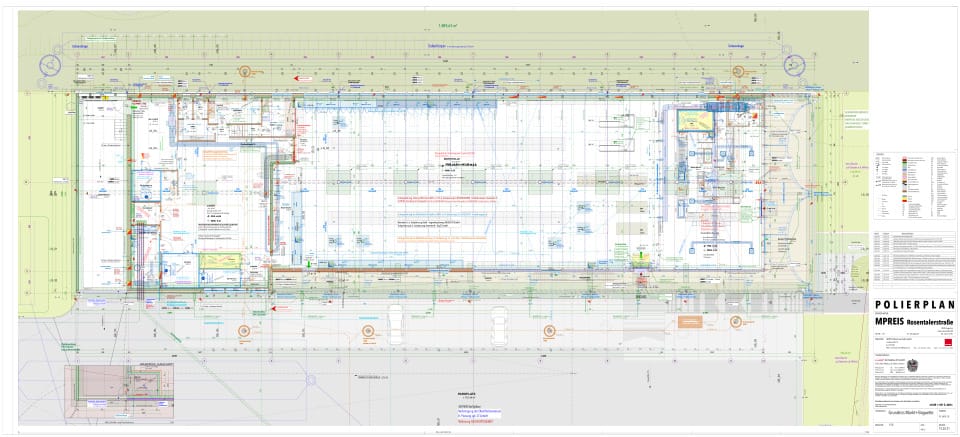 Grundriss Polierplan