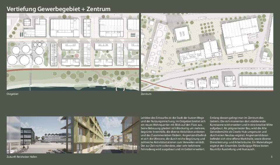 Vertiefung Gewerbegebiet + Zentrum